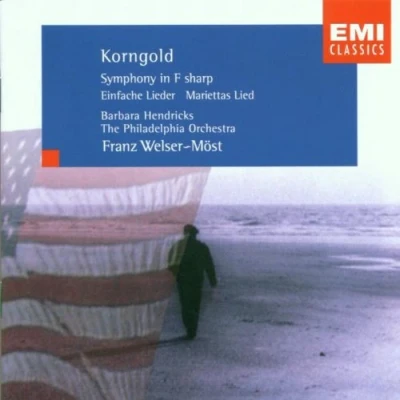 Afbeelding van Korngold: Symphony in F sharp; Einfache Lieder; Mariettas Lied