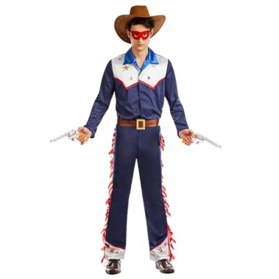 Afbeelding van Boland Kostuum Cowboy Sam(M/L) Volwassenen Western Wilde Westen
