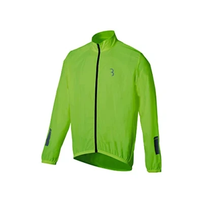 Afbeelding van BBB Cycling BaseShield Fietsjack Wielrennen Winddicht en Waterafstotend Fietsjas Voor Dames Heren Neon Geel Maat M BBW 148