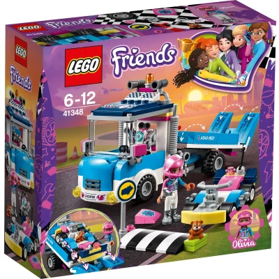 Afbeelding van LEGO Friends Kart Onderhouds en Reparatietruck 41348