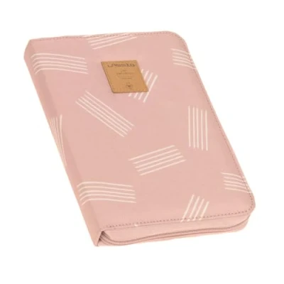 Image de LÄSSIG Mama Pochette pour Carnet de maternité documents d&#039;échographie échographie/Document Pouch Stripes rose