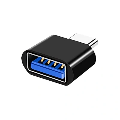 Afbeelding van Magnet USB C naar adapter, eenheid, OTG A, compatibel met MacBook, smartphones en type apparaten (zwart)