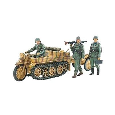 Afbeelding van 1:35 Tamiya 35377 German Sd.Kfz.2 Kettenkrad Mid.Production Plastic Modelbouwpakket