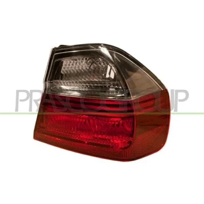 Afbeelding van PRASCO BM0244155 Achterlicht rechts Buitenste deel Rookgrijs, rood Zonder lamphouder BMW: 3 Saloon