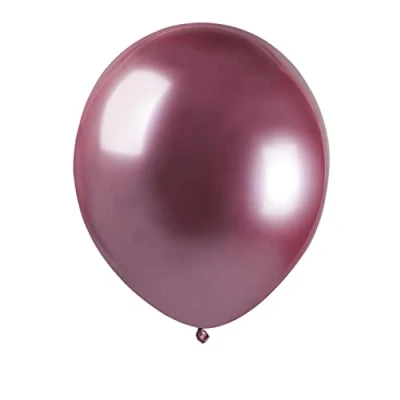 Afbeelding van Ciao 100 ballonnen metallic premium kwaliteit A50 (Ø 13 cm/5 inch), roze
