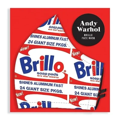 Afbeelding van Andy Warhol Brillo Face Mask