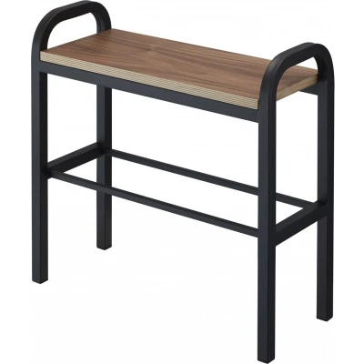 Afbeelding van Yamazaki Shoe Rack with Wooden Board Tower Black