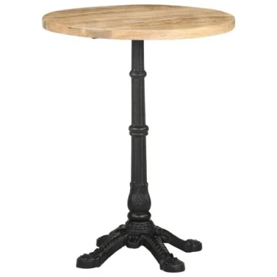 Afbeelding van vidaXL Bistrotafel Ø 60x76 cm ruw mangohout