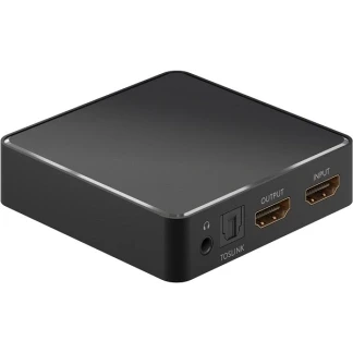 Afbeelding van HDMI audio extractor Goobay 4K@30Hz (HDMI, Toslink, Jack)