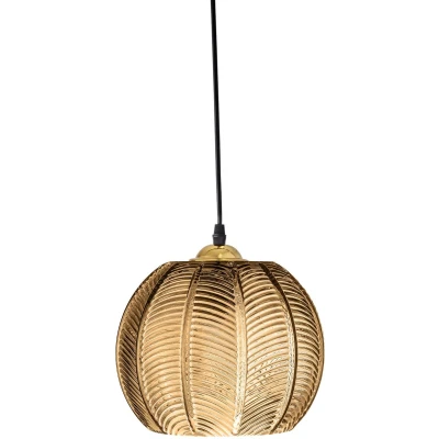 Afbeelding van Bloomingville Hanglamp Glas Adar Bruin