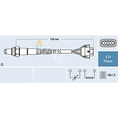Afbeelding van Fae Lambda sonde 77154