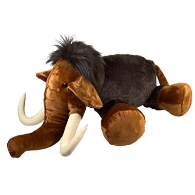 Afbeelding van Bruine pluche mammoet knuffel 100 cm