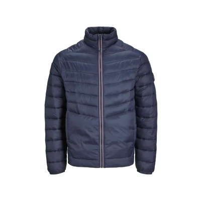Afbeelding van JACK&amp;JONES JJESPRINT PUFFER COLLAR NOOS Heren Gequilte jas Navy Blazer True Red Stitches