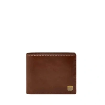 Afbeelding van FOSSIL Portemonnee Hayes Coin Pocket Bifold Wallet Brown Bruine