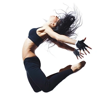 Afbeelding van Silky Ondoorzichtige danspanty zonder voet (1 paar) voor dames, zwart.