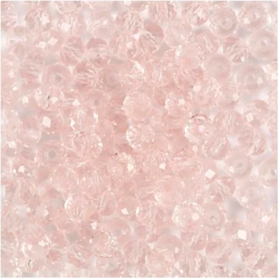 Afbeelding van Creotime Kralenset Lichtroze 4 Mm 45 Stuks