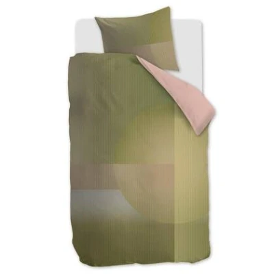 Afbeelding van Beddinghouse Dutch Design Glossy dekbedovertrek Eenpersoons 140x200/220 Groen