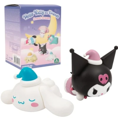 Afbeelding van Hello Kitty Blind Box serie Sweet Dreams, Kuromi en hun vrienden, 1 figuur Pop Surprise op 6, Unboxing willekeurige aankomst, 8 cm, verzamelbaar, Preziosi Games