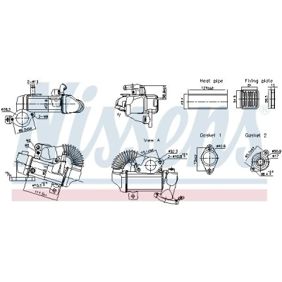 Afbeelding van Nissens EGR koeler 989494