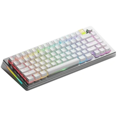 Afbeelding van Glorious Gaming GMMK 3 PRO HE: responsief draadloos gamingtoetsenbord, Hall effect, aluminium behuizing, 8K pollingsnelheid, MX en HE (hot swap), instelbare activering, TKL 75%, Amerikaans QWERTY