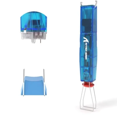 Afbeelding van ATTACK SHARK KS01 Tire clés 2 en 1 et Extracteur de Commutateur pour Claviers Mécaniques, Réglable Acier Inoxydable 304, sans Effort Bleu Translucide