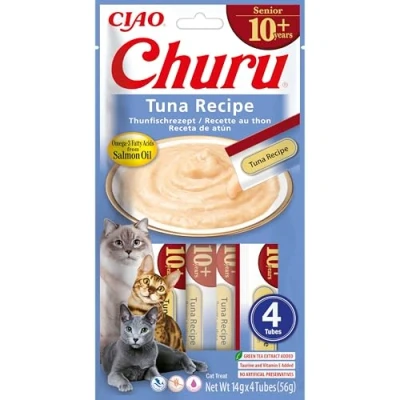 Afbeelding van Snack for Cats Inaba Churu Senior Tuna Recipe Vis