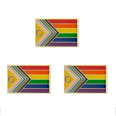 Afbeelding van Progress Pride Intersekse Broches, 3 stuks