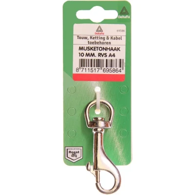 Afbeelding van Musketonhaak12mm rvs Deltafix