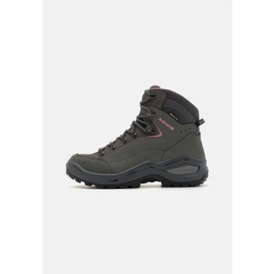 Afbeelding van Lowa Renegade EVO GTX MID Outdoorschoenen, Dames, Maat: 42, Graphit/rose Nubukleer/ textiel