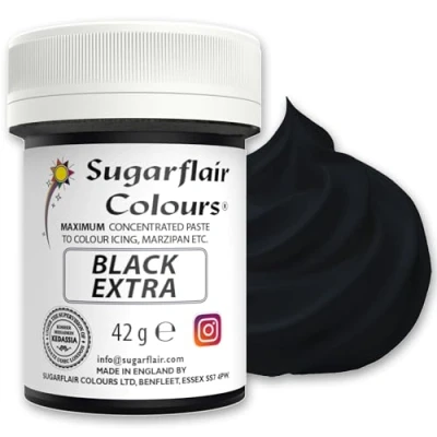 Afbeelding van Sugarflair Max Concentrate Paste Colour Black Extra 42g