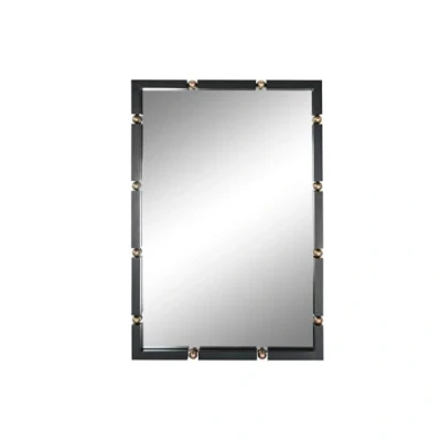 Afbeelding van Wandspiegel Home ESPRIT Zwart Gouden Kristal Ijzer 64,5 x 5 96,5 cm