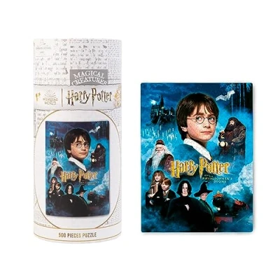 Afbeelding van Grupo Erik Harry Potter puzzel 500 stukjes op de tovenaarsschool voor volwassenen en kinderen, poster