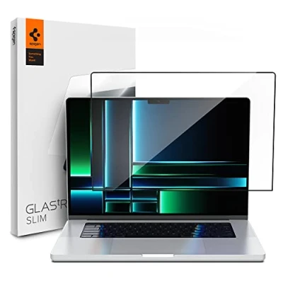 Afbeelding van Spigen Macbook Pro 14 2021 9H Gehard Glas Screenprotector Tempered Glass