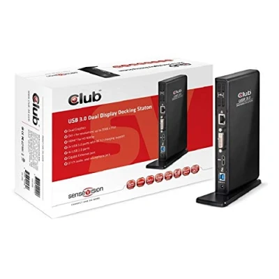 Afbeelding van club3D CSV 3242hD Laptopdockingstation Geschikt voor merk: Universeel