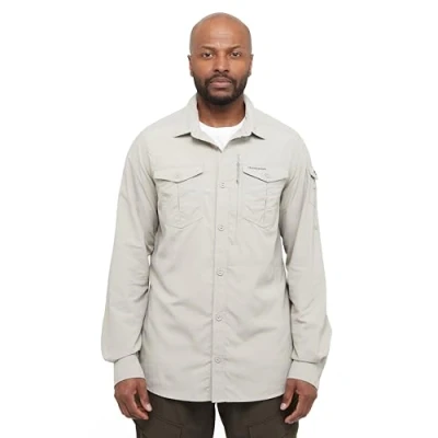 Afbeelding van Craghoppers NosiLife Adventure III Overhemd Heren Light Green L Groen Outdoor Shirt