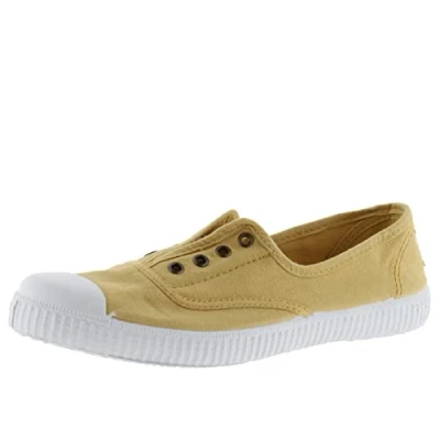 Afbeelding van Victoria 106623 WoMEN Tennis 1915 Engels canvas, gekleurd katoen, milieuvriendelijk en 30% gerecycled, met een centraal deel elastisch, zonder veters, damesdienblad
