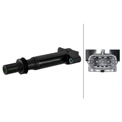 Afbeelding van HELLA 5DA 358 168 861 bobine 3 polig 12V Bougieschacht PEUGEOT: 3008 I, Partner II Tepee, 5008 II, CITROËN: C3 Aircross 2