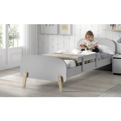 Afbeelding van LUCEVI Kiddy bed + Uitvalbeveiliging Cool Grey 90x200 cm