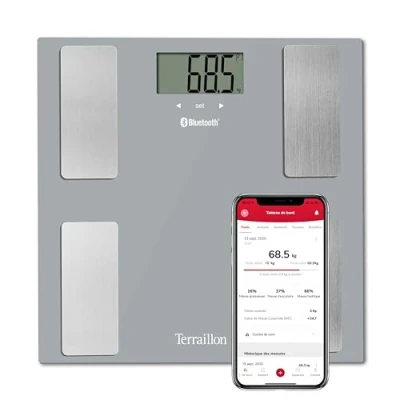 Afbeelding van Terraillon Smart Connect bluetooth lichaamsanalyse weegschaal