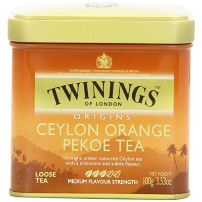 Afbeelding van Twinings, Origins, Ceylon Orange Pekoe Loose Tea, 100 g