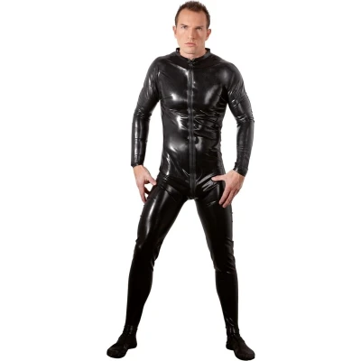 Afbeelding van Latex Overall met Tweezipsrits