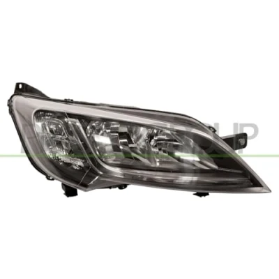 Afbeelding van PRASCO FT9324933 Koplampen rechts H7/H7 zwart Met regelmotor voor LWR FIAT: Ducato III Van, Platform / Chassis, Minibus