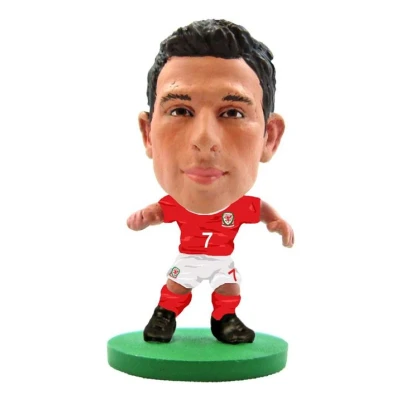 Image de SOCCERSTARZ Soc1048 Le Produit sous Licence Officielle Equipe du Pays de Galles Figure Joe Allen en Home Kit