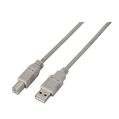 Afbeelding van AISENS A101 0004 USB 2.0 kabel, 4,5 m, kleur: beige