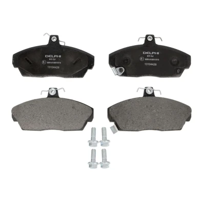 Afbeelding van DELPHI LP911 Remblokkenset Met akoestische slijtagewaarschuwing anti kreukplaat toebehoren HONDA: CIVIC 7 Hatchback, 6 Hatchback