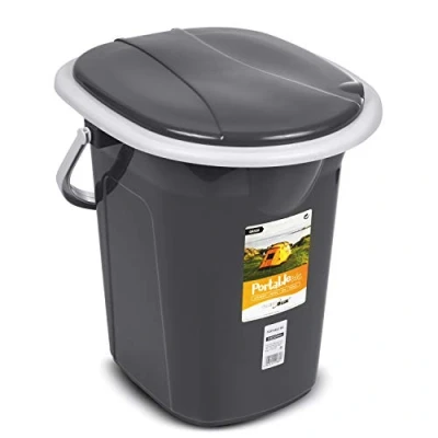 Image de Green Blue GB320 Toilettes de camping 19 l Mobile Pour le Anthracite