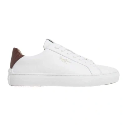 Afbeelding van Pepe Jeans Camden Curve Sneakers laag, Dames, Maat: 39, Factory white Leer en imitatieleer