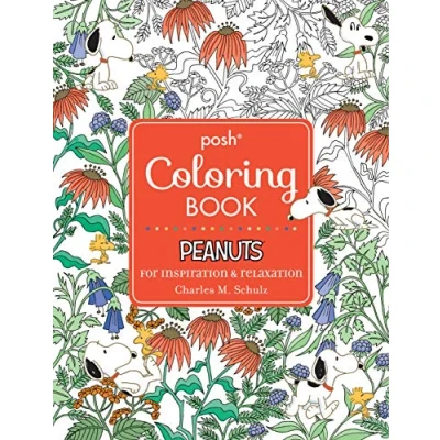 Afbeelding van Posh Adult Coloring Book: Peanuts for Inspiration &amp; Relaxation