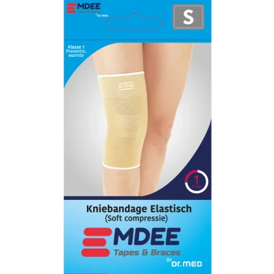 Afbeelding van Emdee Kniebandage Elastisch Soft Compressie S