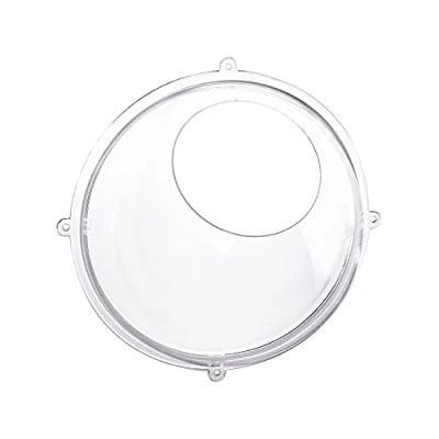 Afbeelding van HMF 46624 22 Halfbolvormig wandrek van acryl, diameter 24 cm, transparant